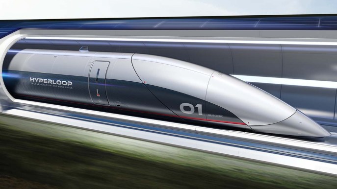 Alta velocità, due tratte in Italia per il treno supersonico Hyperloop