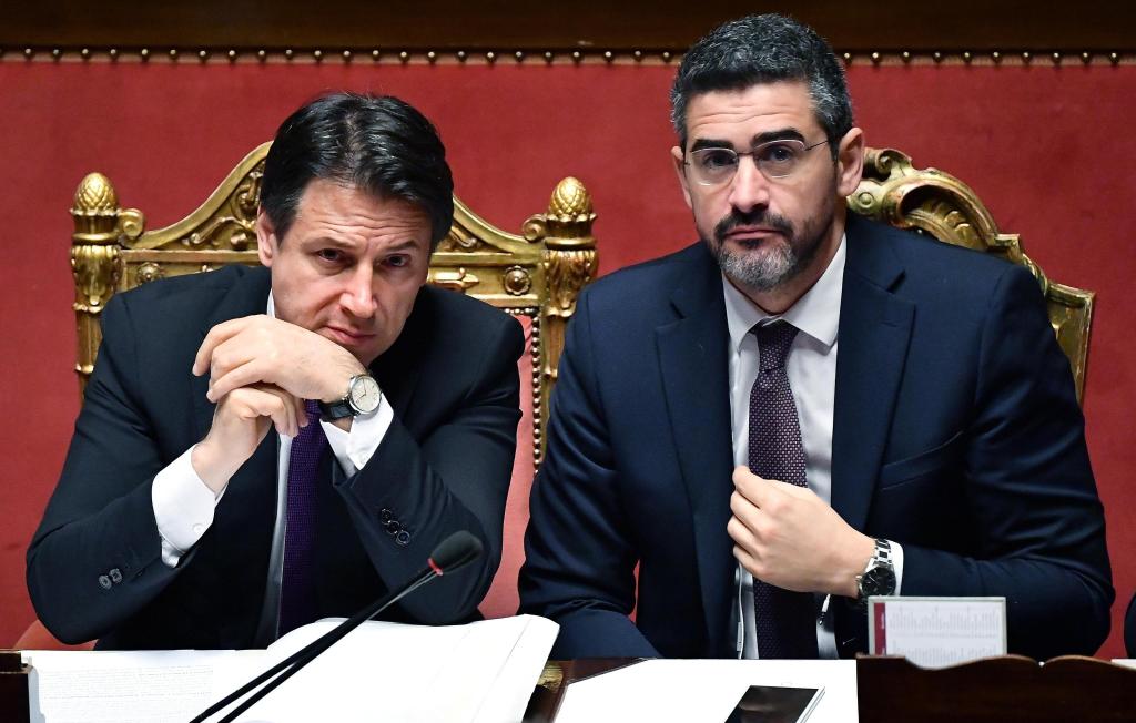 Giuseppe Conte e Riccardo Fraccaro