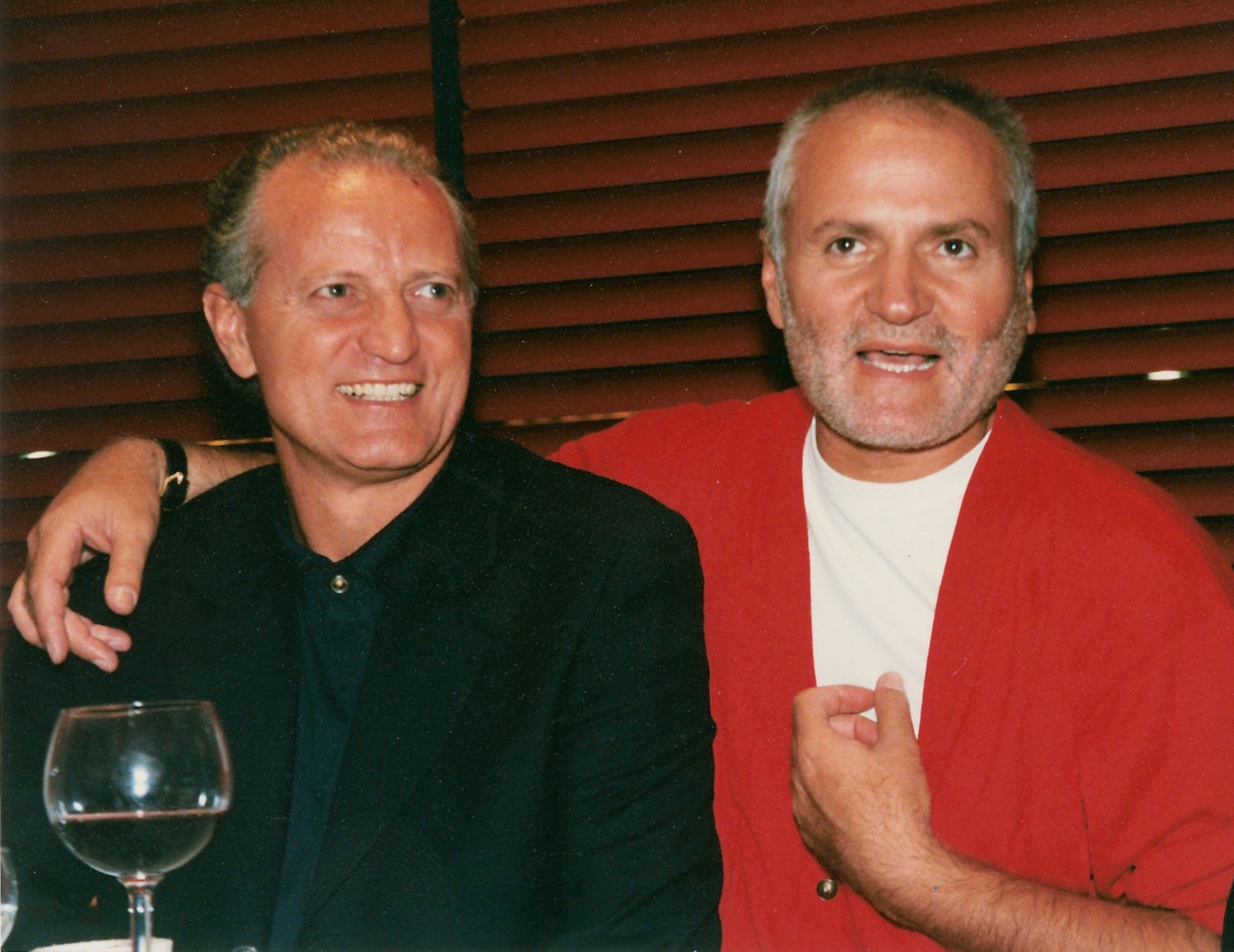 Santo Versace con Gianni