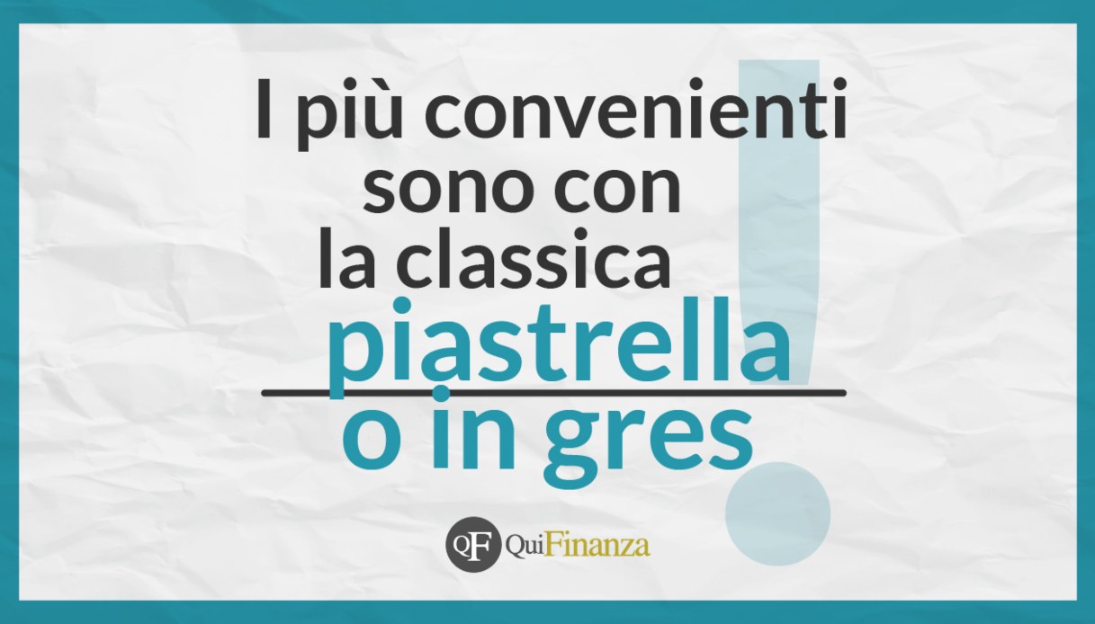 Piastrella gres convenienza rifare bagno