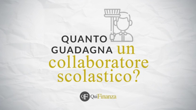 Quanto guadagna un bidello: lo stipendio del collaboratore scolastico