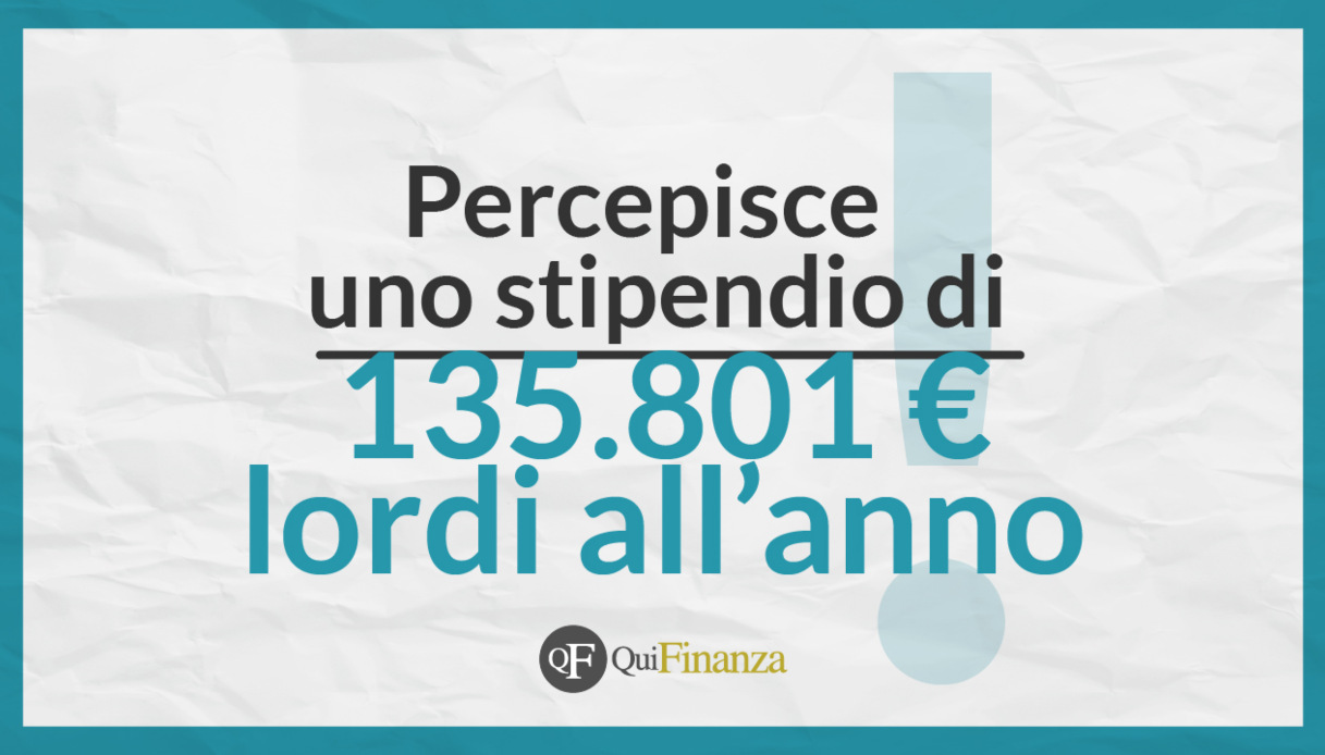 stipendio giudice anno