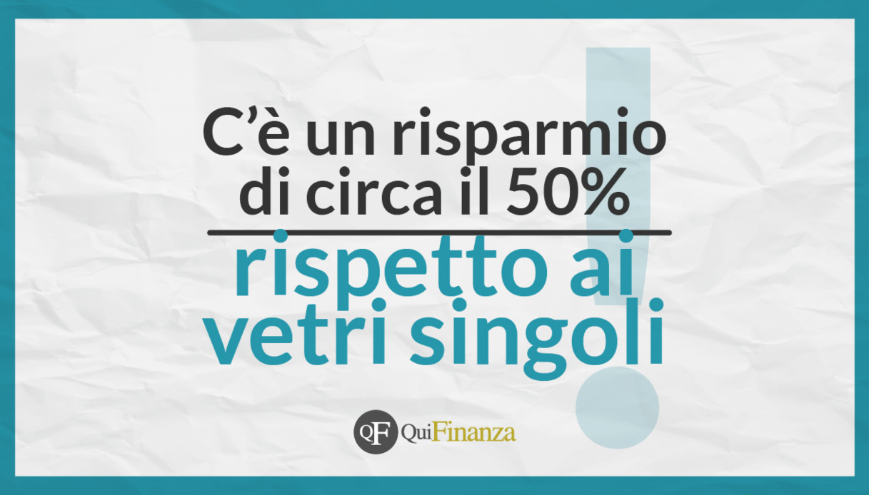 risparmiare doppi vetri