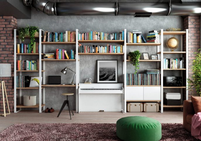 IKIVENTI - arredamento - interni - librerie