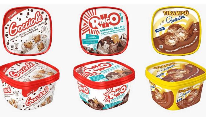 Gocciole, Ringo e Pavesini gelato
