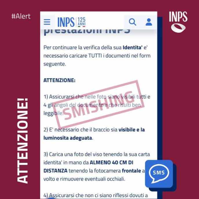falso sms inps