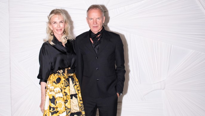 Sting con la moglie Trudy Styles