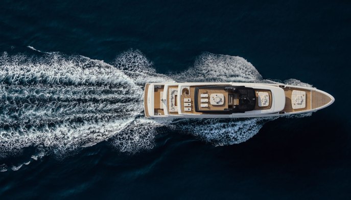Superyacht 50Steel del Gruppo Sanlorenzo