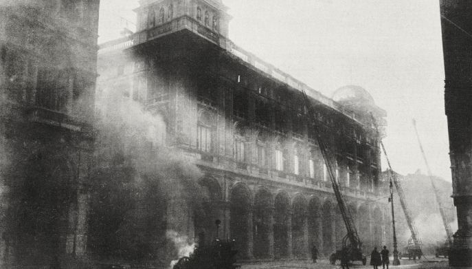 Rinascente, incendio del 1918