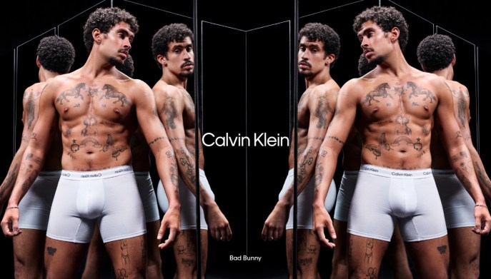 Il cantante Bad Bunny per Calvin Klein.
