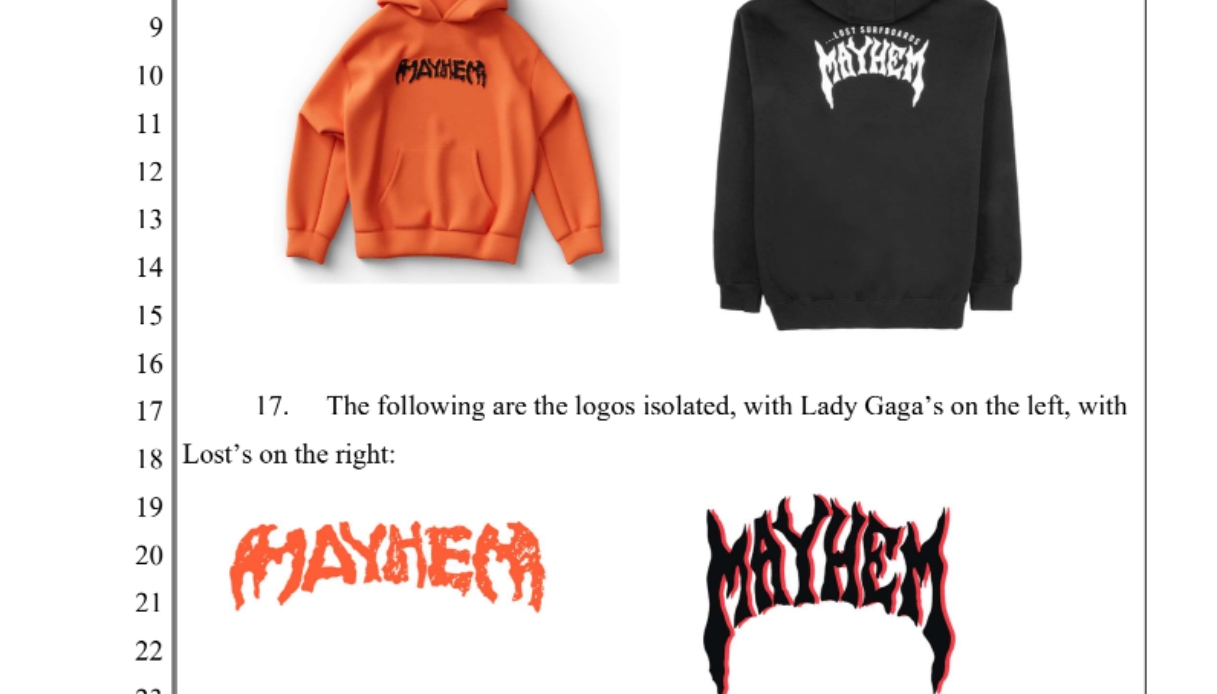 Il confronto tra i loghi Mayhem