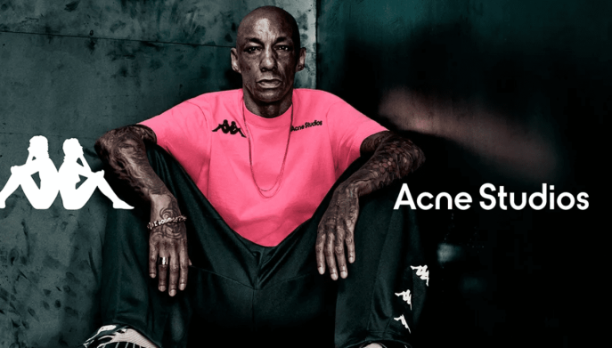 Tricky protagonista della campagna Acne Studios x Kappa.