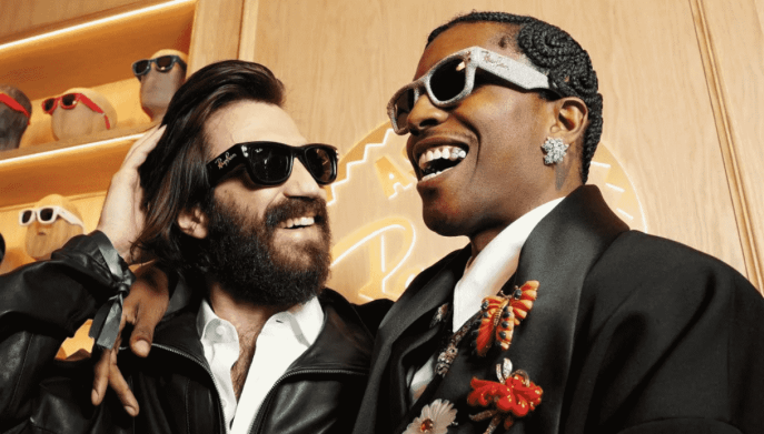 Leonardo Maria Del Vecchio e A$AP Rocky