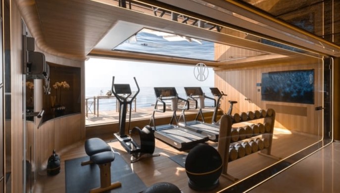Superyacht Kismet design interni