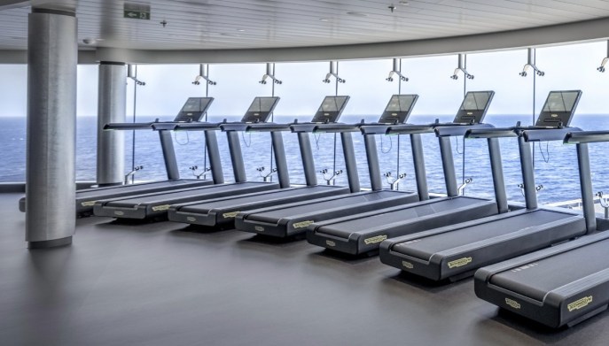 MSC Magnifica Gym Yacht Club